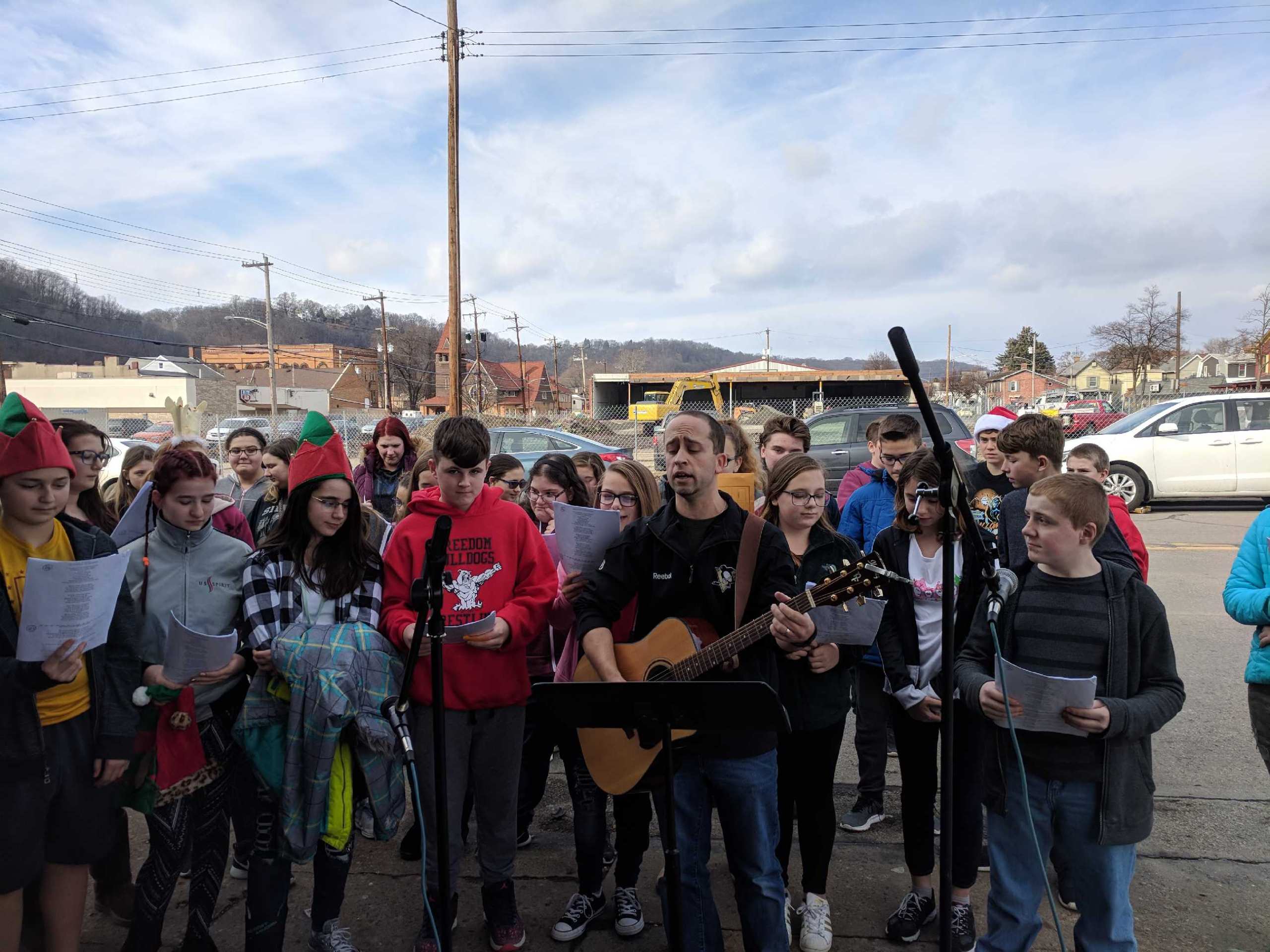 New Brighton Middle School Chorus Joins Beaver County Radio At Fischer