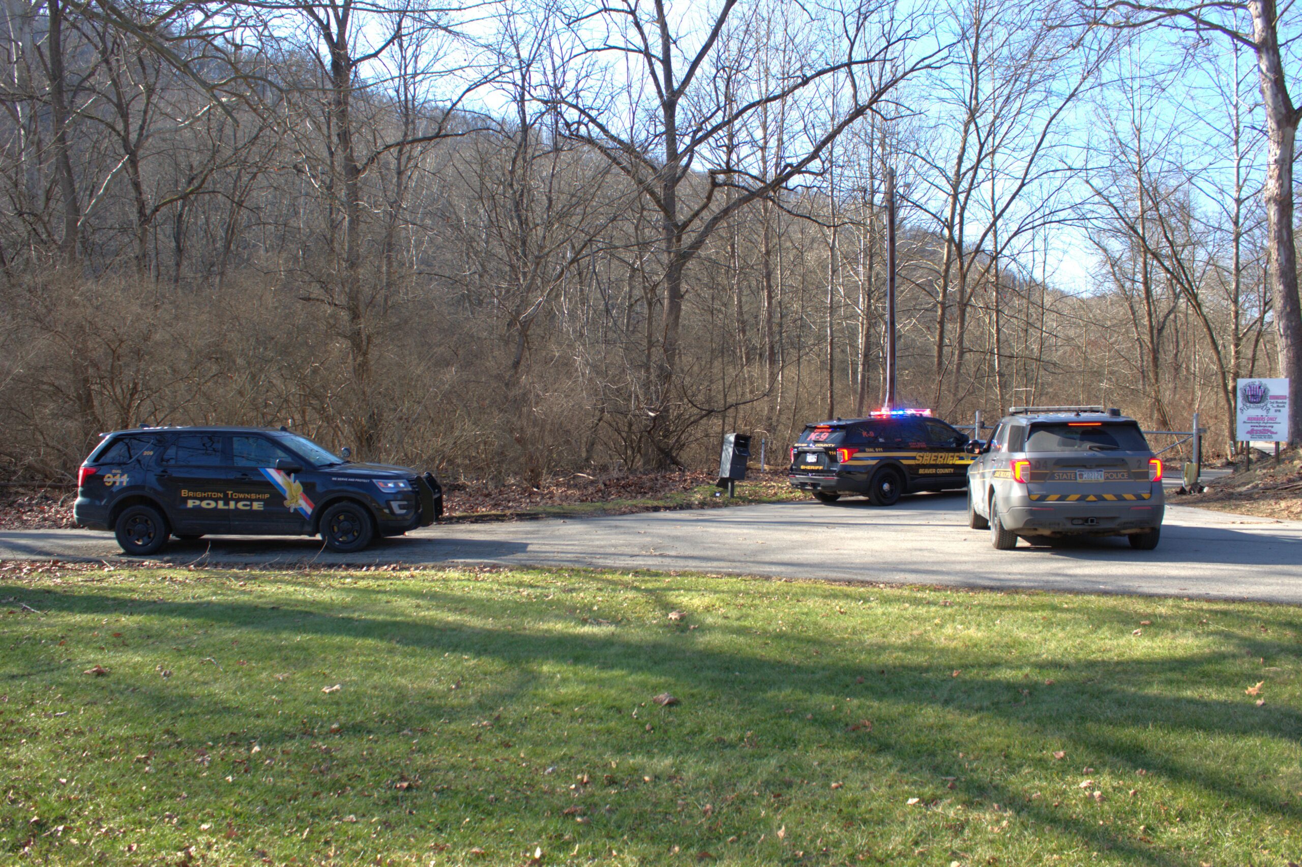 High speed pursuit ends at shooting range near Brady's Run Park
