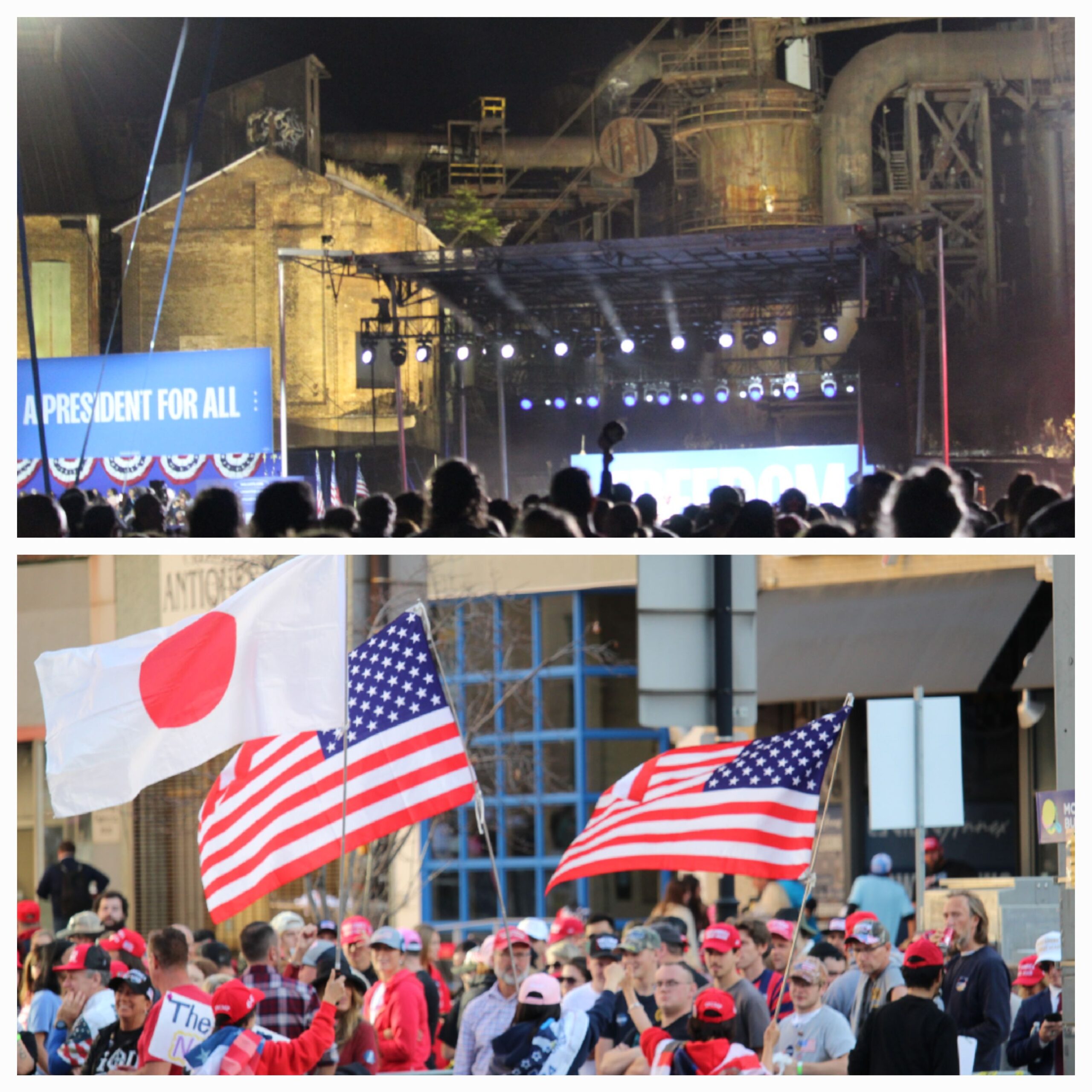 Trump and Harris rally in Pittsburgh on Election Eve - Beaver County Radio