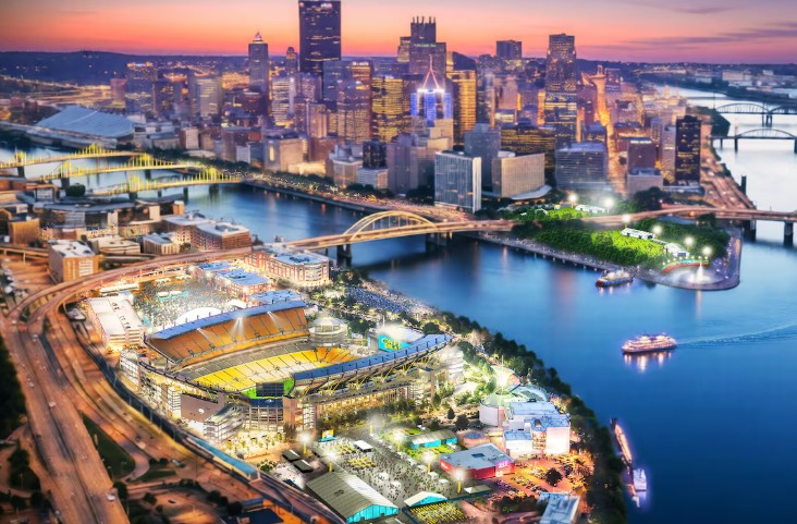 VisitPITTSBURGH, Pittsburgh Steelers, NFL Films, and U.S. Steel